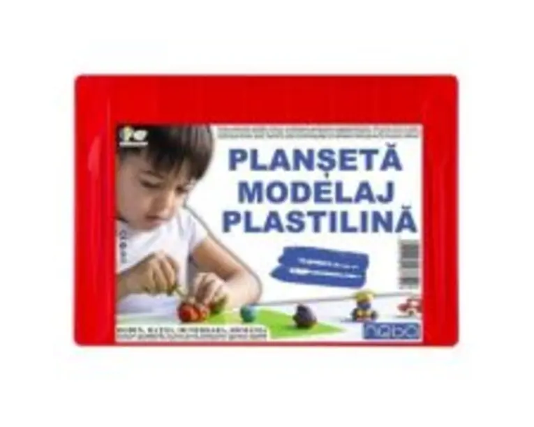 Planseta Modelaj cu Accesorii 28x20 cm, rosu, NEBO