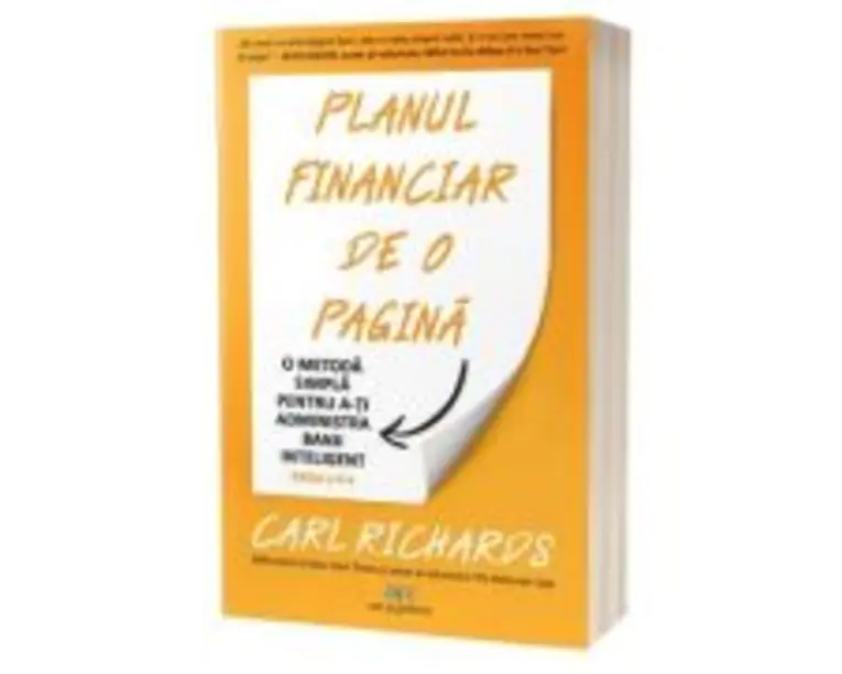 Planul financiar de o pagina. Editia 2 - Carl Richards
