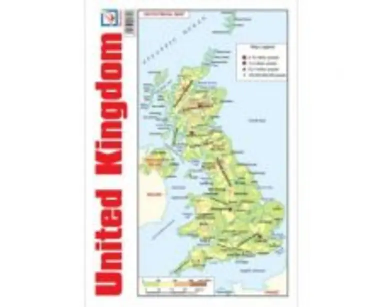 Pliant harta Marii Britanii
