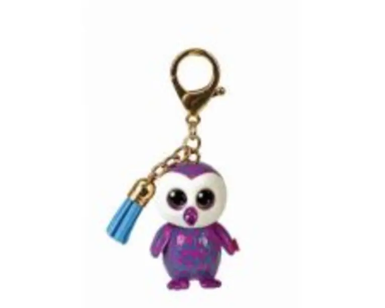 Plus breloc 8. 5 cm Mini Boos Moonlight Bufnita mov, Ty