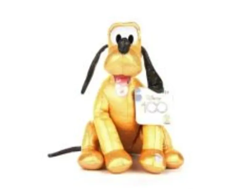 Plus cu sclipici si sunete, Pluto, 28 cm, Disney 100