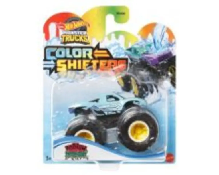 Monster truck Camion Podium Crasher cu culori schimbatoare scara 1: 64