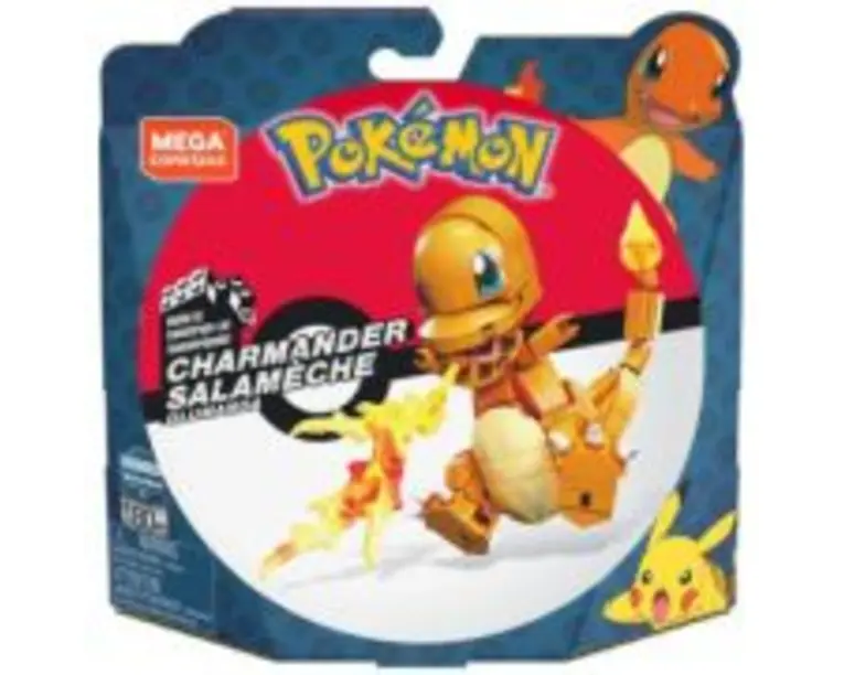 Pokemon Mega Construx Charmander Salameche, 180 piese