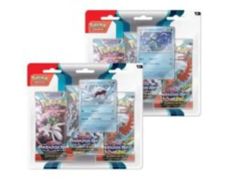 Pokemon TCG: SV04 Paradox Rift - 3 Blister Booster