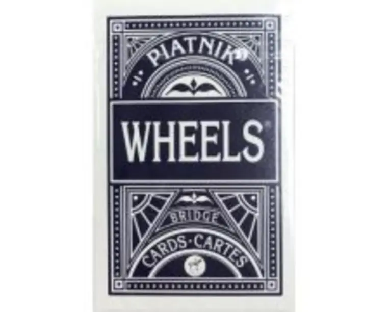 Pachet carti de joc Wheels Albastru
