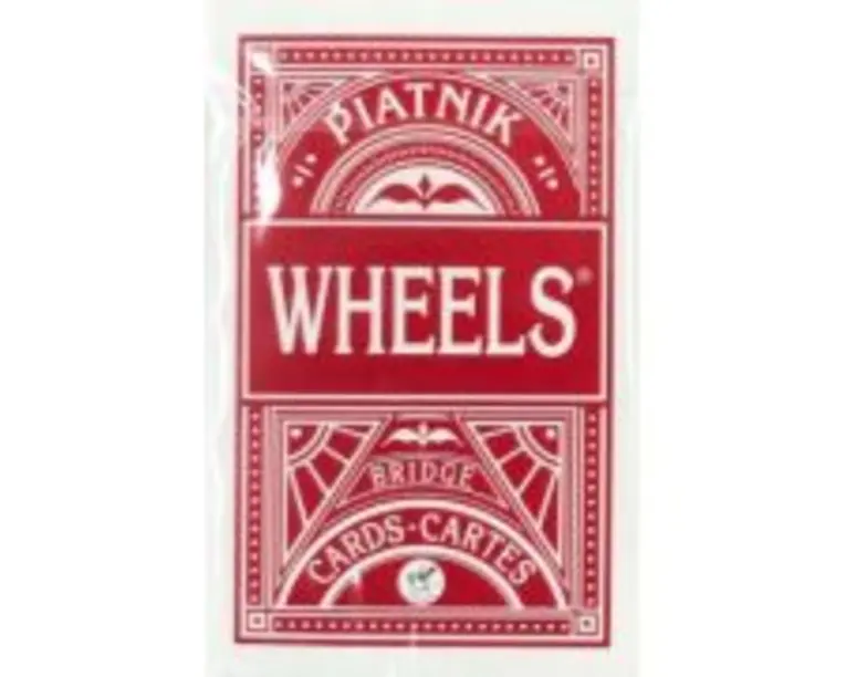 Pachet carti de joc Wheels Rosu