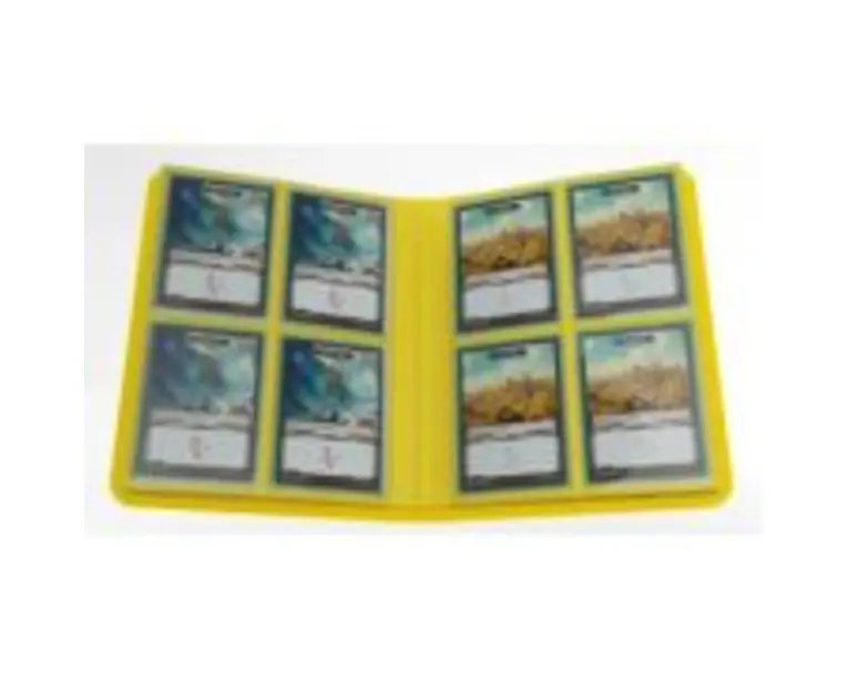 Portofoliu carti, Gamegenic, galben, 8 compartimente