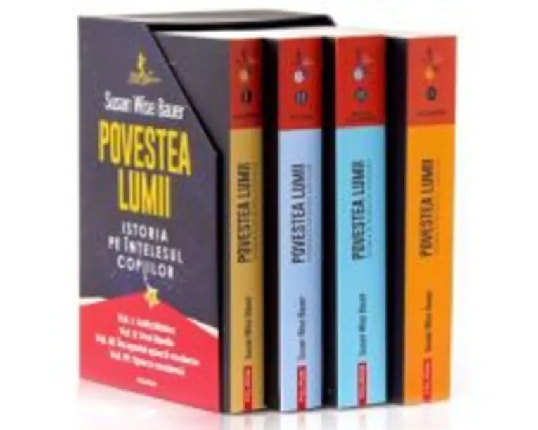 Povestea lumii. Istoria pe intelesul copiilor. Set 4 volume + caseta de colectie - Susan Wise Bauer