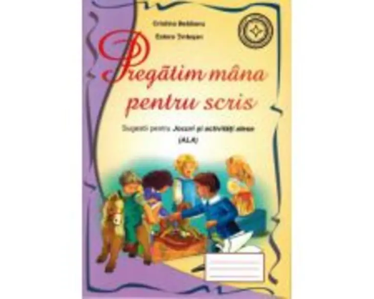 Caiet pentru grupa mare/pregatitoare. Pregatim mana pentru scris (semne grafice) - Cristina Beldianu, Estera Tintesan
