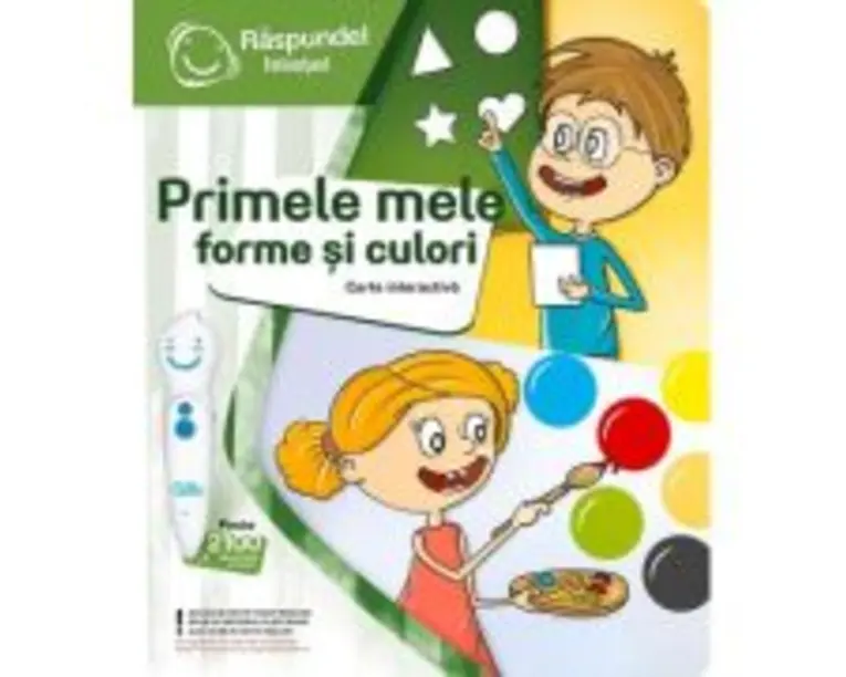 Raspundel Istetel, carte interactiva Primele mele forme si culori
