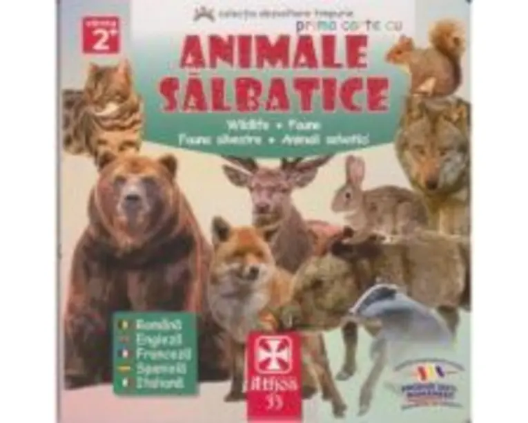 Prima carte cu animale salbatice