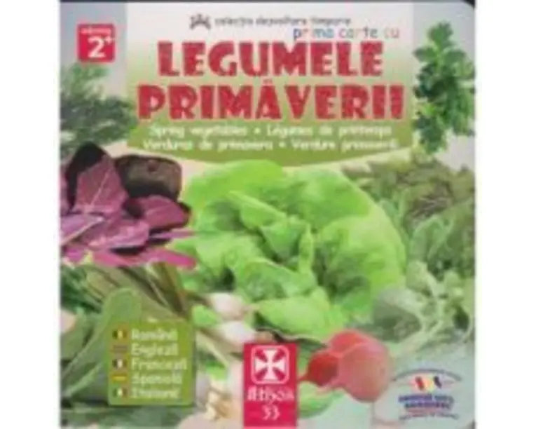 Prima carte cu legumele primaverii