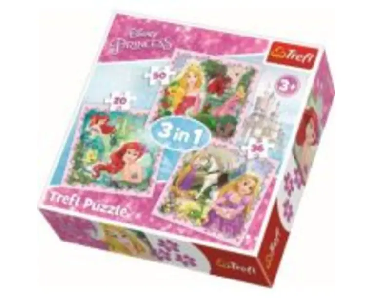 Puzzle 3in1 printese, Trefl