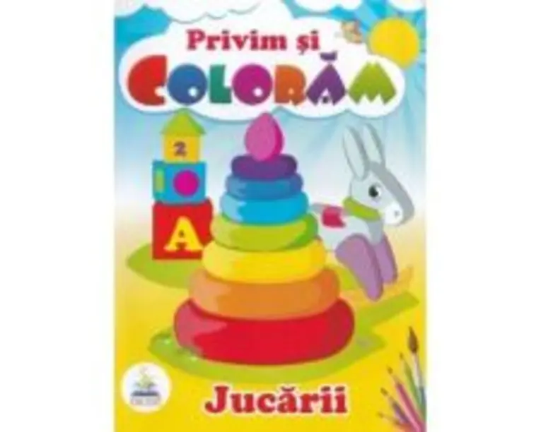 Privim si coloram. Jucarii