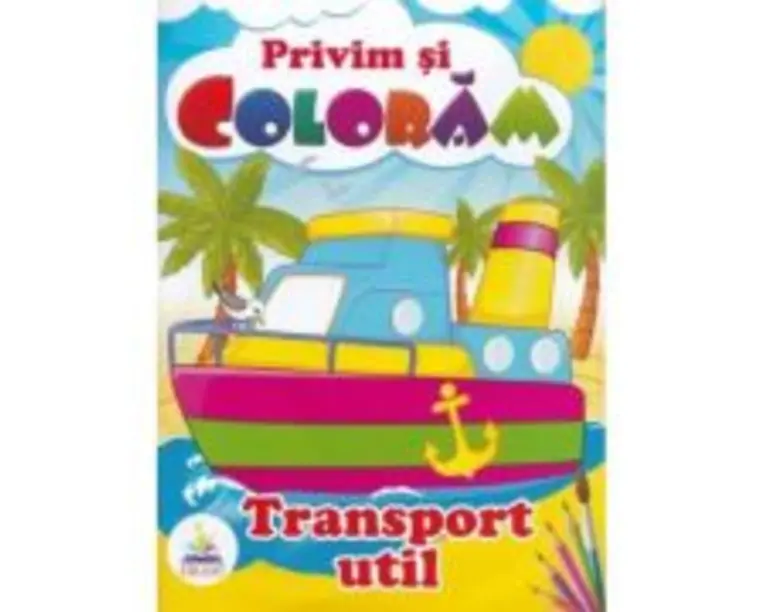 Privim si coloram. Transport util