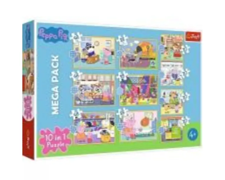 Puzzle 10in1 Intalneste-o pe Peppa Pig, Trefl