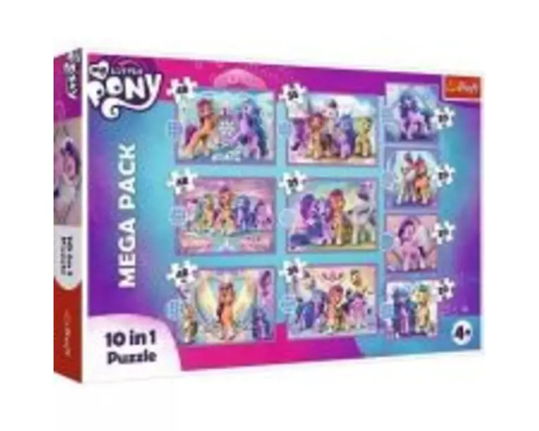 Puzzle 10in1 My little pony, Poneii stralucitori, Trefl