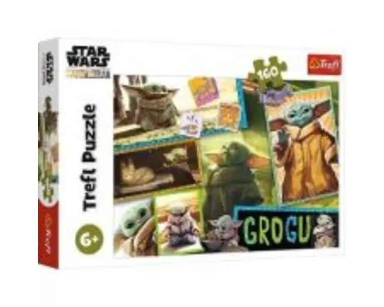 Puzzle 160 piese, Star Wars Mandalorianul, Trefl