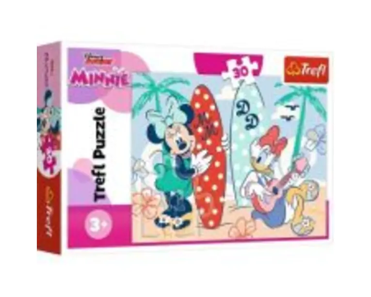 Puzzle 30. Minnie la plaja, Trefl