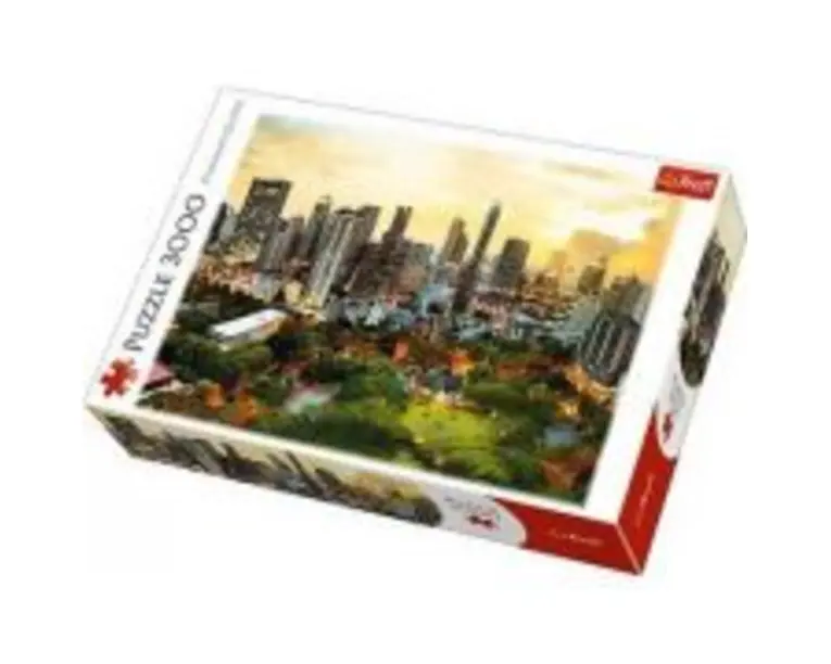 Puzzle 3000 piese, Apus in Bangkok, Trefl