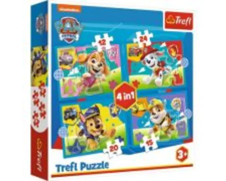 Puzzle 4in1. Patrula Catelusilor Echipa Trefl