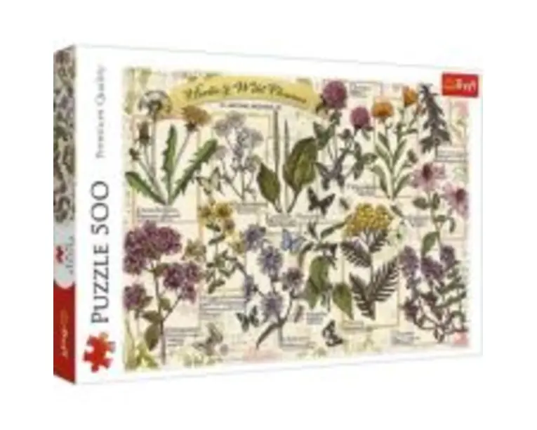 Puzzle 500. Plante si flori salbatice, Trefl