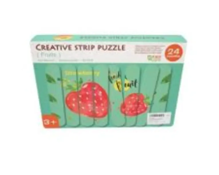 Puzzle betisoare din lemn, Fructe, 32 piese