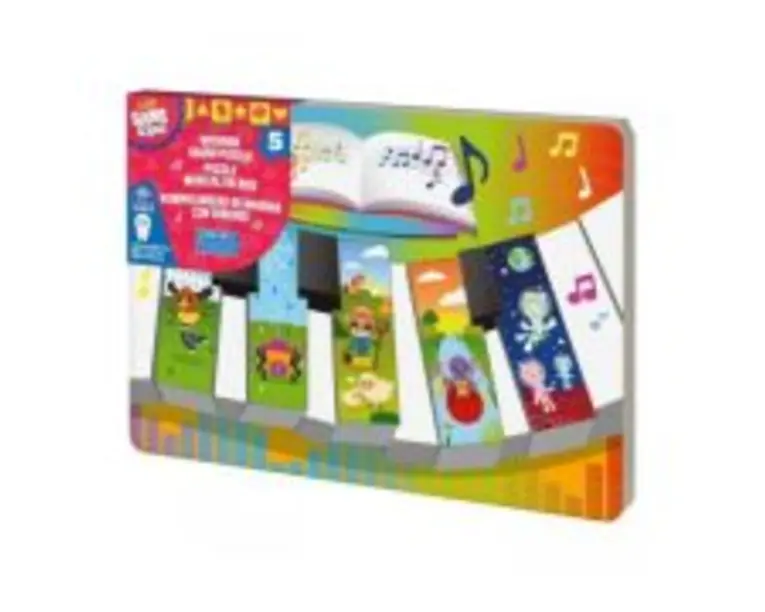 Puzzle din Lemn in forma de Pian cu Sunete, Spin Master
