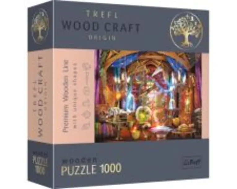 Puzzle din lemn camera magica 1000 de piese