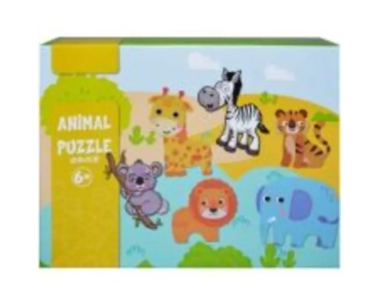Puzzle din lemn, animale