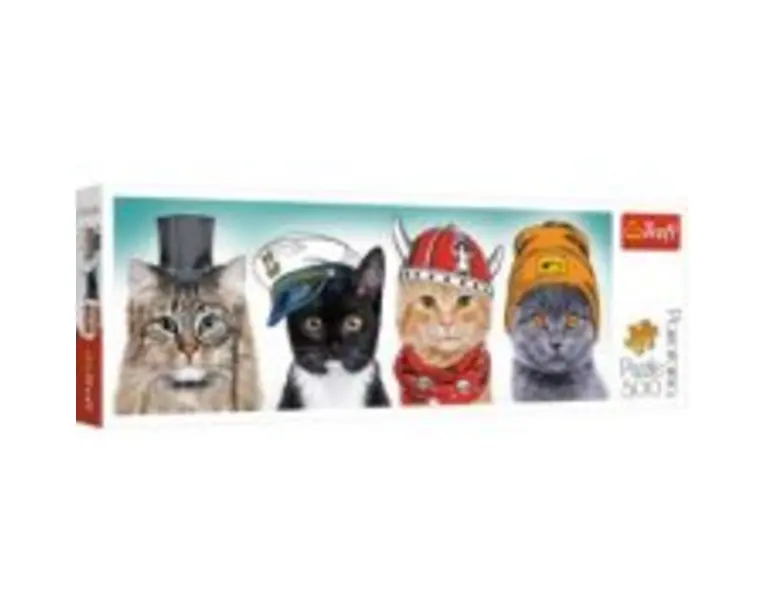Puzzle 500. Panorama o Echipa Fluffy, Trefl