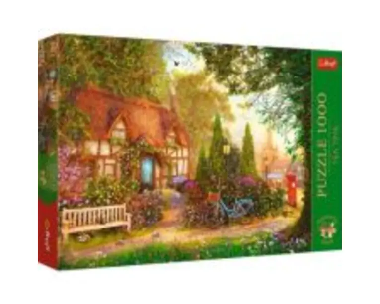 Puzzle 1000 piese Premium Plus Teatime. Cabana cu stuf, Trefl