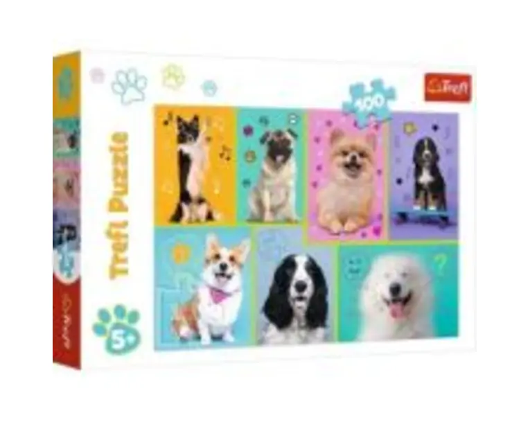 Puzzle 100 In lumea cateilor, Trefl