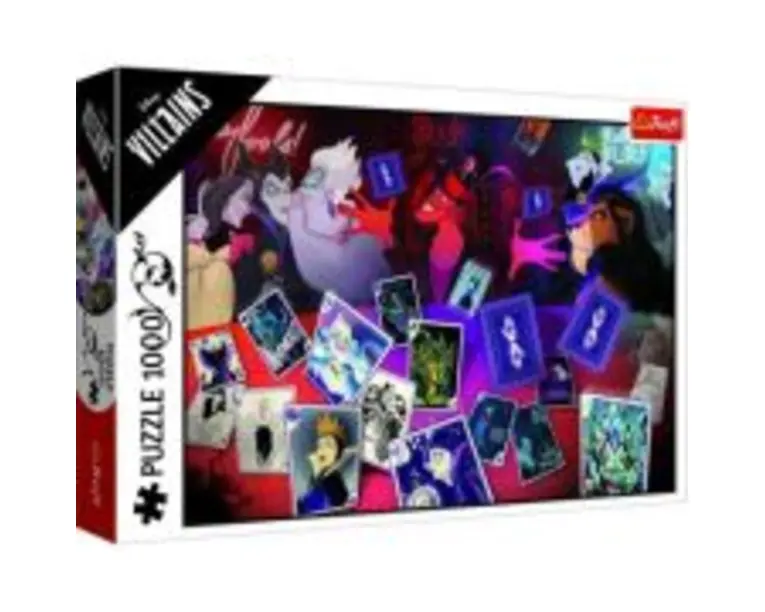 Puzzle 1000 piese Disney Villains doar cartile bune, Trefl