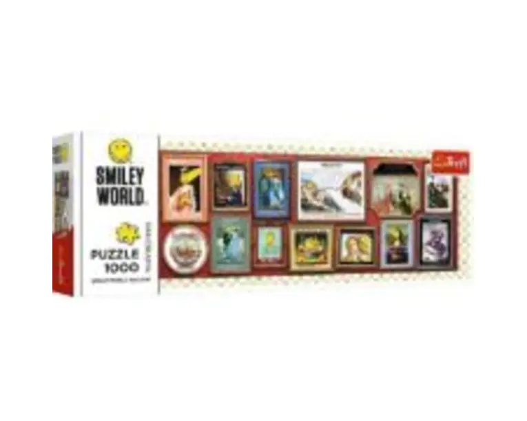 Puzzle 1000 Panorama Lumea Smiley, Trefl