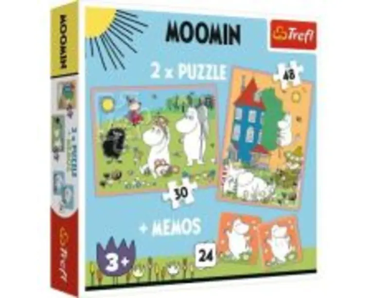 Puzzle 2in1 Memo Meemin, Trefl