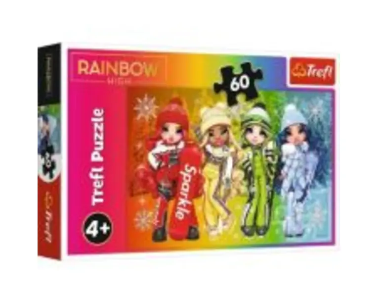 Puzzle 60 Rainbow High Papusile jucause, Trefl