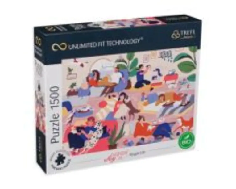Puzzle 1500 UFT. Imbratisari zilnice, Trefl