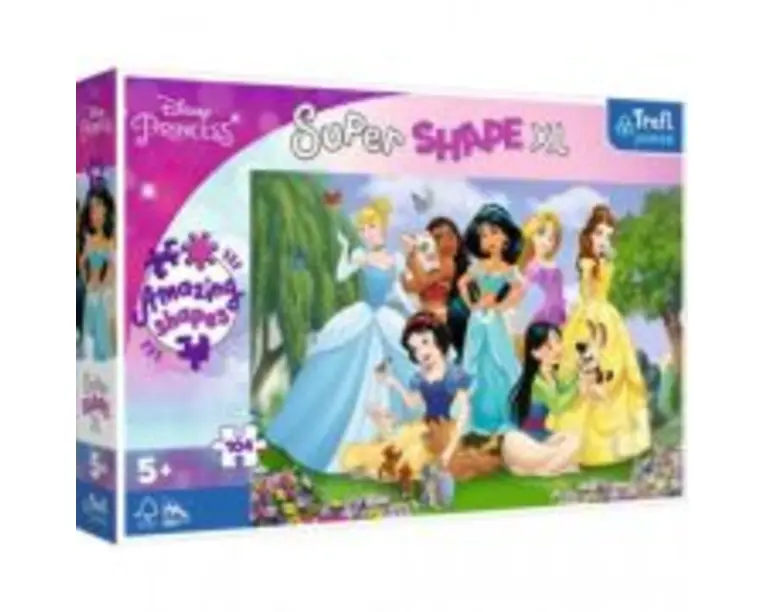 Puzzle Primo Super shape XXL 104 Disney. Printese in gradina, Trefl