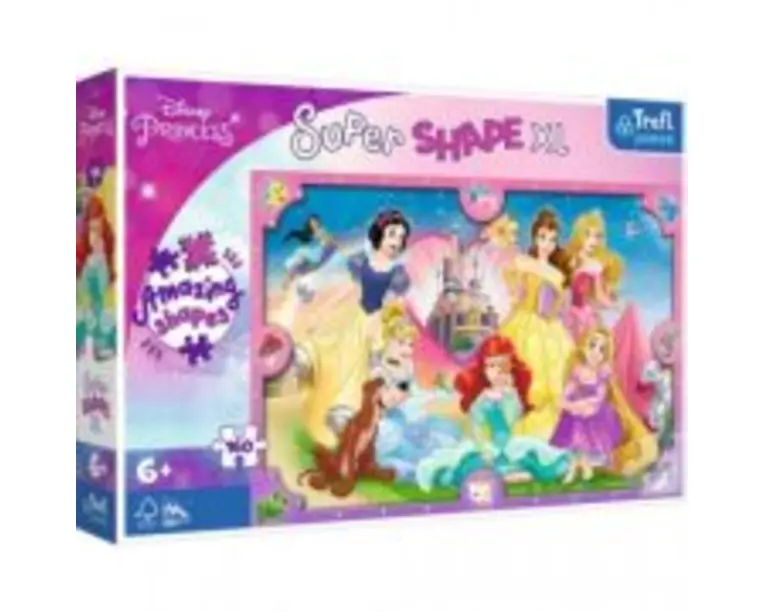 Puzzle Primo Super shape XXL 160 Disney. Lumea printeselor, Trefl