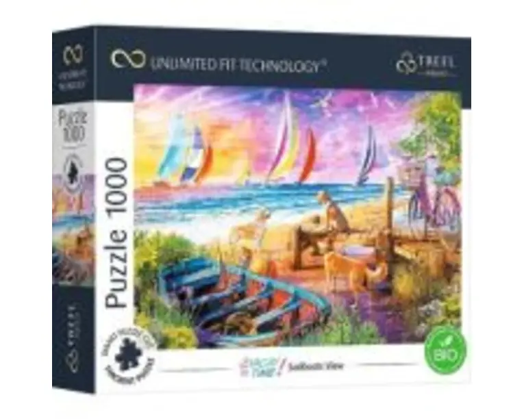 Puzzle UFT 1000 Barcile pe mare, Trefl
