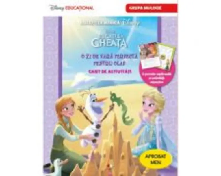 Regatul de gheata. O zi de vara perfecta pentru Olaf. Caiet de activitati pentru grupa mijlocie - Disney