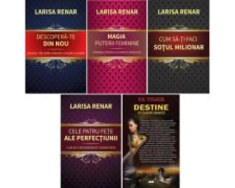 Pachet format din 4 carti - Larisa Renar + CADOU Destine ale reginelor frumusetii - Vasile Dumitru Fulger