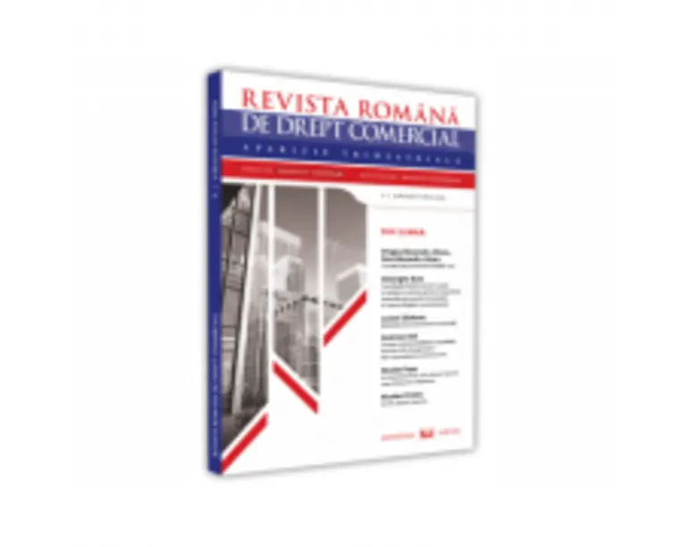 Revista romana de drept comercial nr. 2/2020