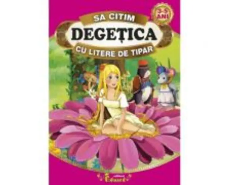 Sa citim DEGETICA cu litere de tipar - Hans Christian Andersen