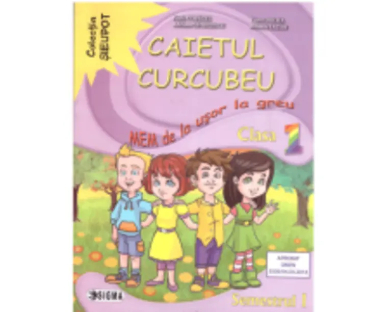 Caietul Curcubeu. MEM de la usor la greu. Clasa 1, semestrul 1 - Paula Copacel