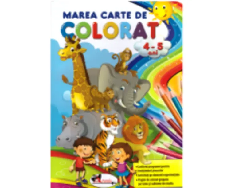 Marea carte de colorat 4-5 ani