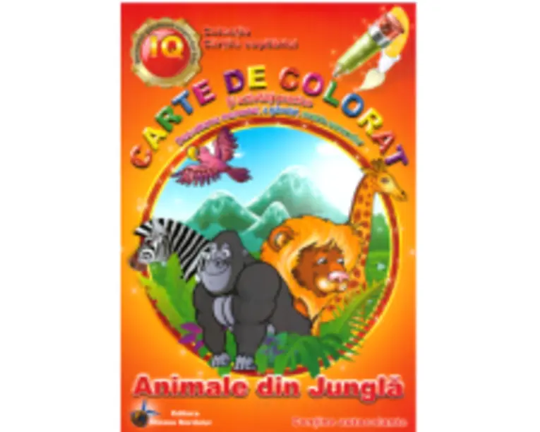 Carte de colorat si activitati practice - Animale din jungla
