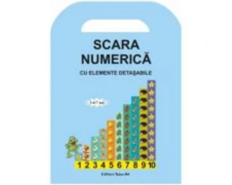 Scara numerica, cu elemente detasabile - Set jetoane