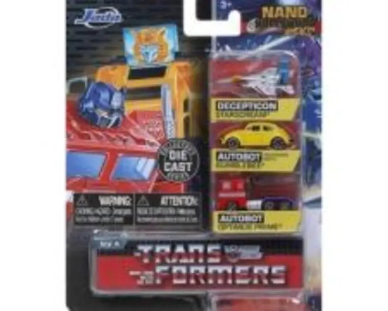 Set Transformers 3 nano masinute metalice, JadaToys
